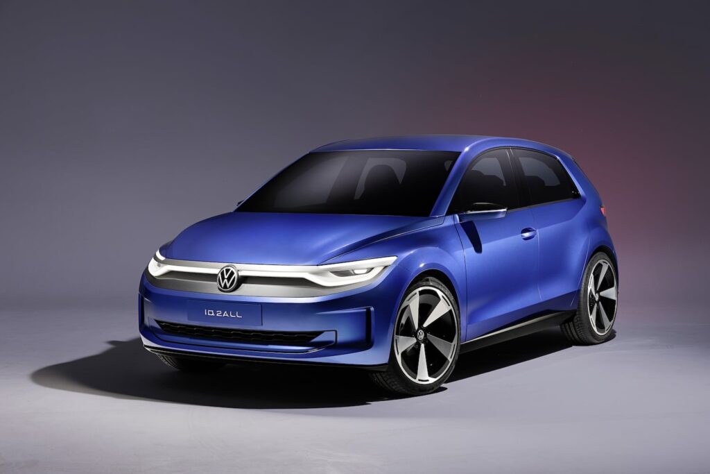 La voiture électrique Volkswagen ID.2 à moins de 25 000 € : ce que l'on sait 122 Volkswagen ID.2 : ce que l’on sait sur la voiture électrique à moins de 25 000 €
