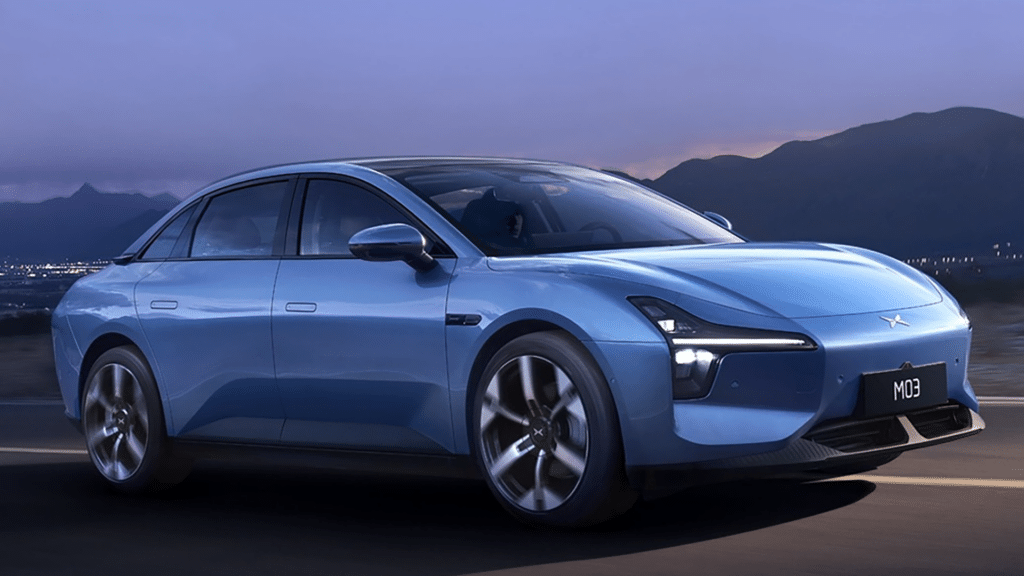 Xpeng dévoile sa nouvelle berline électrique abordable, la Mona M03 131 Xpeng Mona M03
