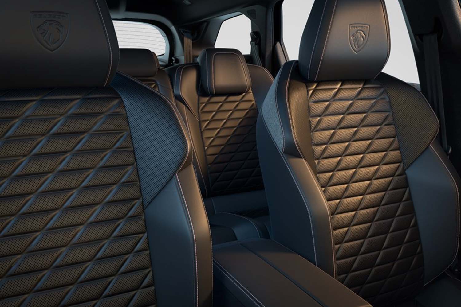 La Peugeot E-5008 : Sortie, prix, fiche technique - Tout savoir 1 Peugeot E 5008 Interieur Mistral Premium Sellerie