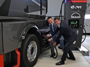 Camion électrique : Man annonce un partenariat pour installer 400 bornes de recharge