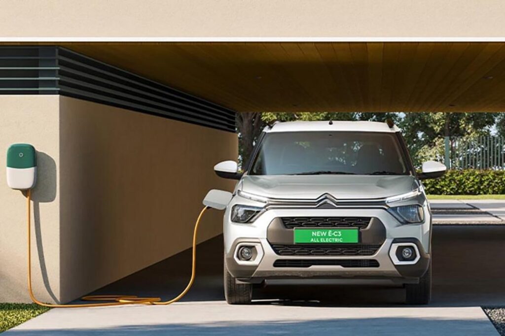Coût d'une recharge de voiture électrique à domicile. 63 Citroën ë-C3