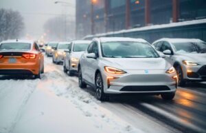 Pris au piège dans la neige en voiture électrique : un cauchemar glacial