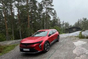 Le Renault Scenic électrique de David lors d