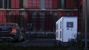 Cette station de recharge économe et rapide à installer est idéale pour les entreprises