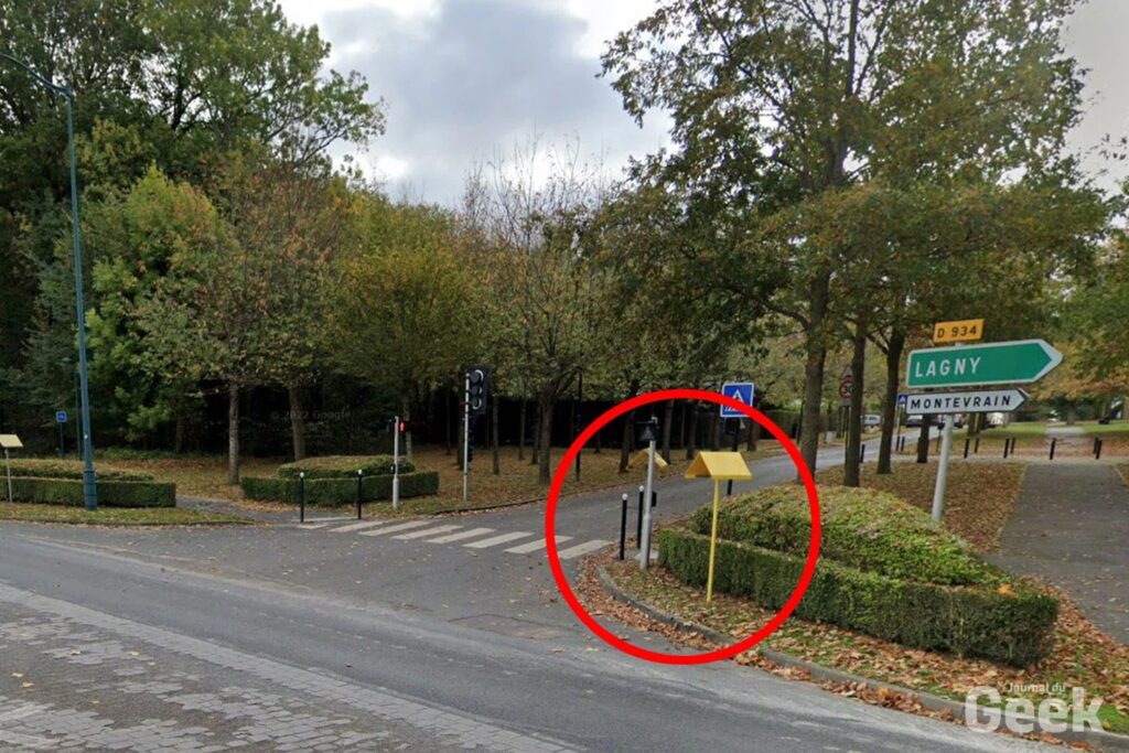 Poteau jaune: signification sur routes françaises 1 Poteau Jaune