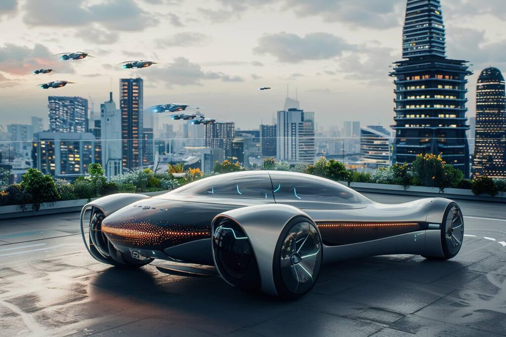 La voiture du futur en 2050 : innovations technologiques et design révolutionnaire 2 La voiture du futur en 2050 : innovations technologiques et design révolutionnaire