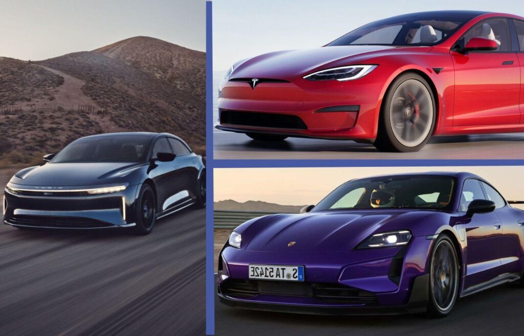 Le plus rapide: Porsche, Tesla, Lucid? Résultat inattendu! 38 Porsche, Tesla, Lucid : laquelle est vraiment la plus rapide ?