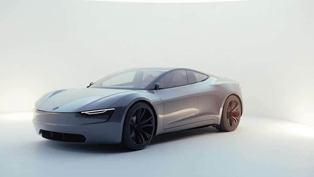 tesla la moins cher 99 Image d'une voiture électrique de design moderne et épuré