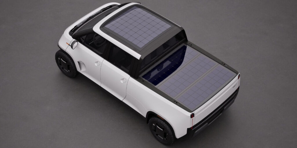 Ce pick-up électrique révolutionnaire avec panneaux solaires va changer votre vie ! 129 TELO s