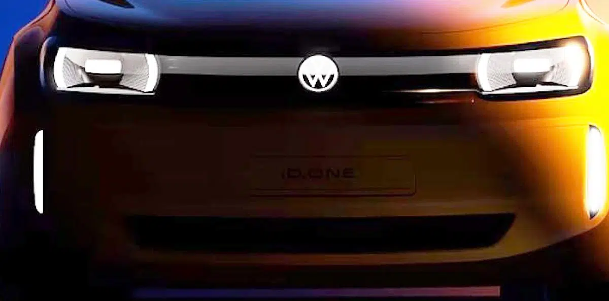 Cette arme secrète de VW : l'ID.One qui pourrait tout changer pour la marque ! 2 Détails de la plaque d’immatriculation du ID. ONE.
