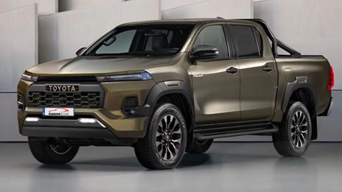 Ce 4×4 incroyable à prix cassé : le même moteur que le Land Cruiser, mais 40 000€ d'économie ! 1 Toyota Hilux vu de profil, montrant sa garde au sol généreuse, ses protections latérales et sa ligne robuste typique des vrais tout-terrain. La version ECO arbore des badges distinctifs.