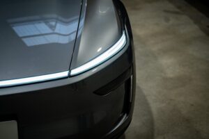 Essai Statique Tesla Model Y Phare Avant