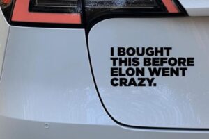 Sticker Tesla Clients