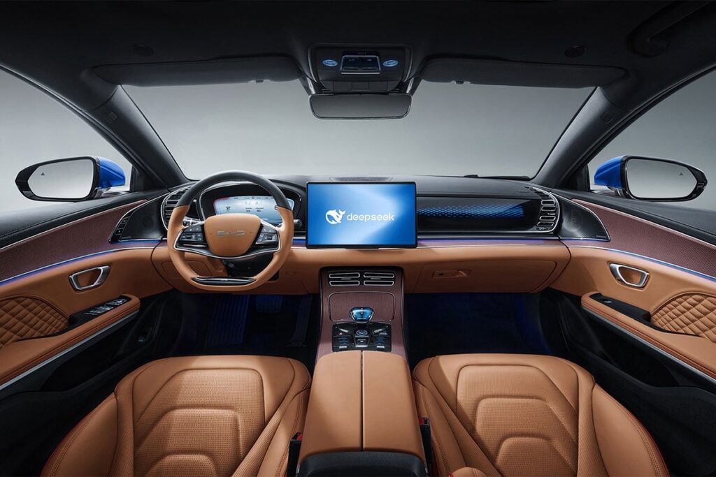 Ces voitures électriques chinoises utilisent DeepSeek : la révolution qui va vous surprendre ! 45 Interface DeepSeek intégrée au système multimédia d