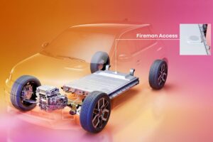 Schéma technique détaillé du système Fireman Access de Renault