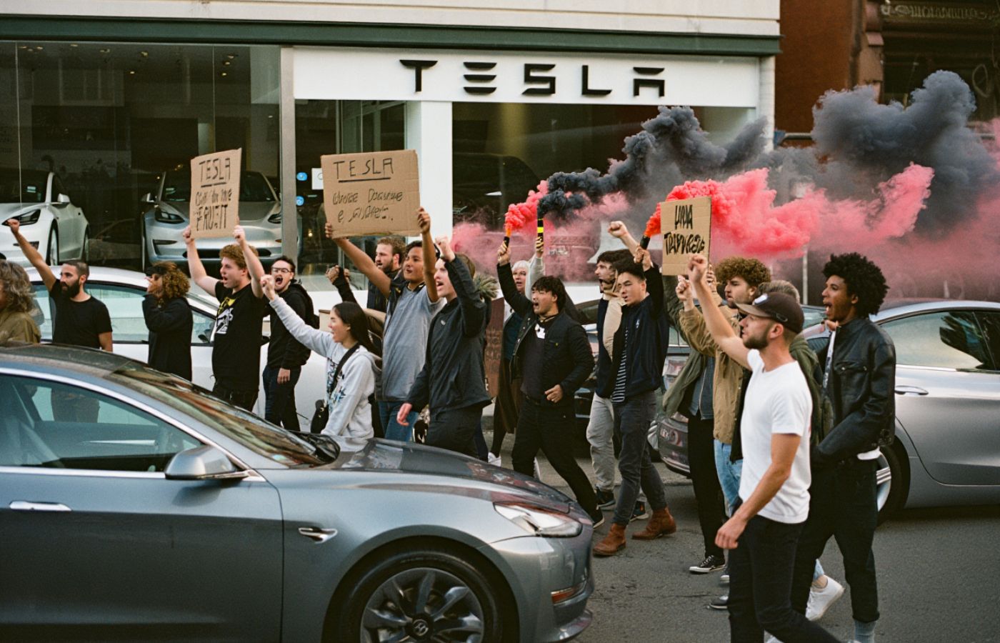 Tesla Takedown : la vague de protestations contre Musk va déferler en France ce week-end