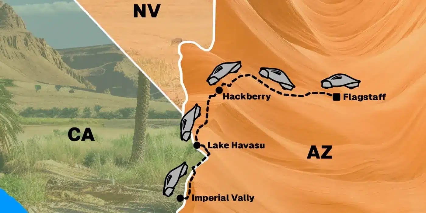 Cette incroyable voiture électrique a parcouru la route 66 avec juste l'énergie solaire ! 1 1743948633 974 Cette incroyable voiture electrique a parcouru la route 66 avec.webp