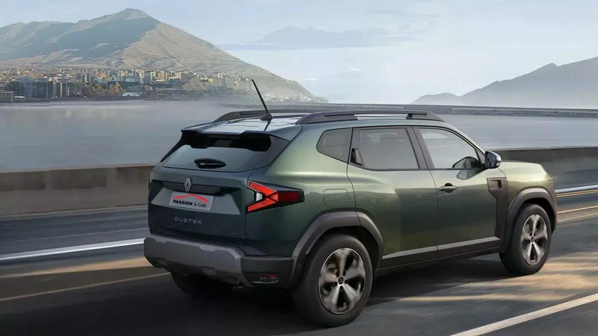 Ce nouveau Renault Duster 4x4 2025 : l'évasion de vos rêves à portée de main ! 8 Arrière du Renault Duster 4x4 2025 avec feux en Y et bouclier sécurisé