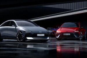 Nouvelle version redessinée de la Hyundai Ioniq 6alternative au Porsche Taycan