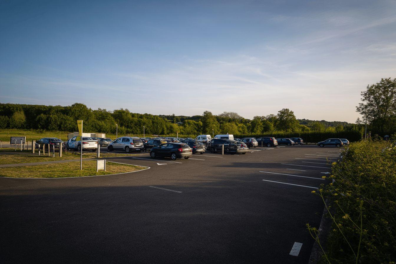Fermeture temporaire de l'aire de covoiturage Troyalac'h à Quimper pour travaux 1 Fermeture temporaire de l'aire de covoiturage Troyalac'h à Quimper pour travaux
