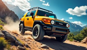 découvrez le nouveau toyota fj cruiser : un land cruiser compact, accessible et robuste, conçu pour les amateurs d'aventure. célébrez l'esprit tout-terrain authentique avec ce 4x4 iconique et moderne.