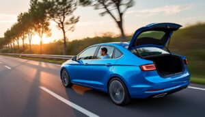 découvrez une berline économique alliant performance et praticité : dès 359 €/mois, profitez du label eco, d'une faible consommation de 4,9 l/100 km et d'un coffre spacieux de 600 litres. idéale pour allier économie et confort au quotidien.