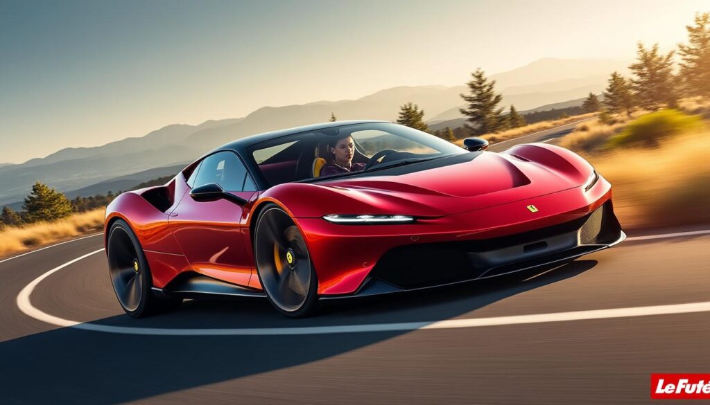 Une puissance de 1 100 ch, quatre portes et l'emblématique style Ferrari : ce modèle électrique tente de séduire les amateurs de performance tout en respectant l'environnement. 97 découvrez le nouveau modèle électrique ferrari : 1 100 ch, quatre portes et un style emblématique. écologique et performant, il séduit les passionnés d’automobile et respecte l’environnement.