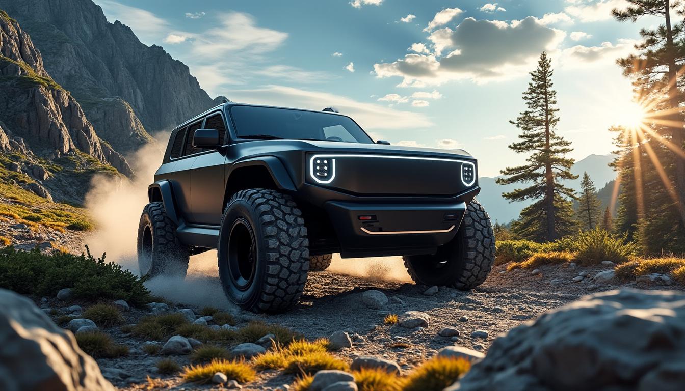 Patience jusqu'en 2026 : Le 4×4 révolutionnaire qui fusionne l'esprit Jeep avec un prix imbattable 1 découvrez le 4×4 révolutionnaire alliant l'esprit légendaire de jeep à un prix imbattable, disponible dès 2026. préparez-vous à une aventure unique alliant robustesse et innovation.