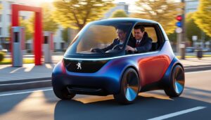 découvrez la peugeot polygon concept, une citadine électrique innovante au design audacieux avec son volant carré et une architecture révolutionnaire qui réinvente la peugeot 208.
