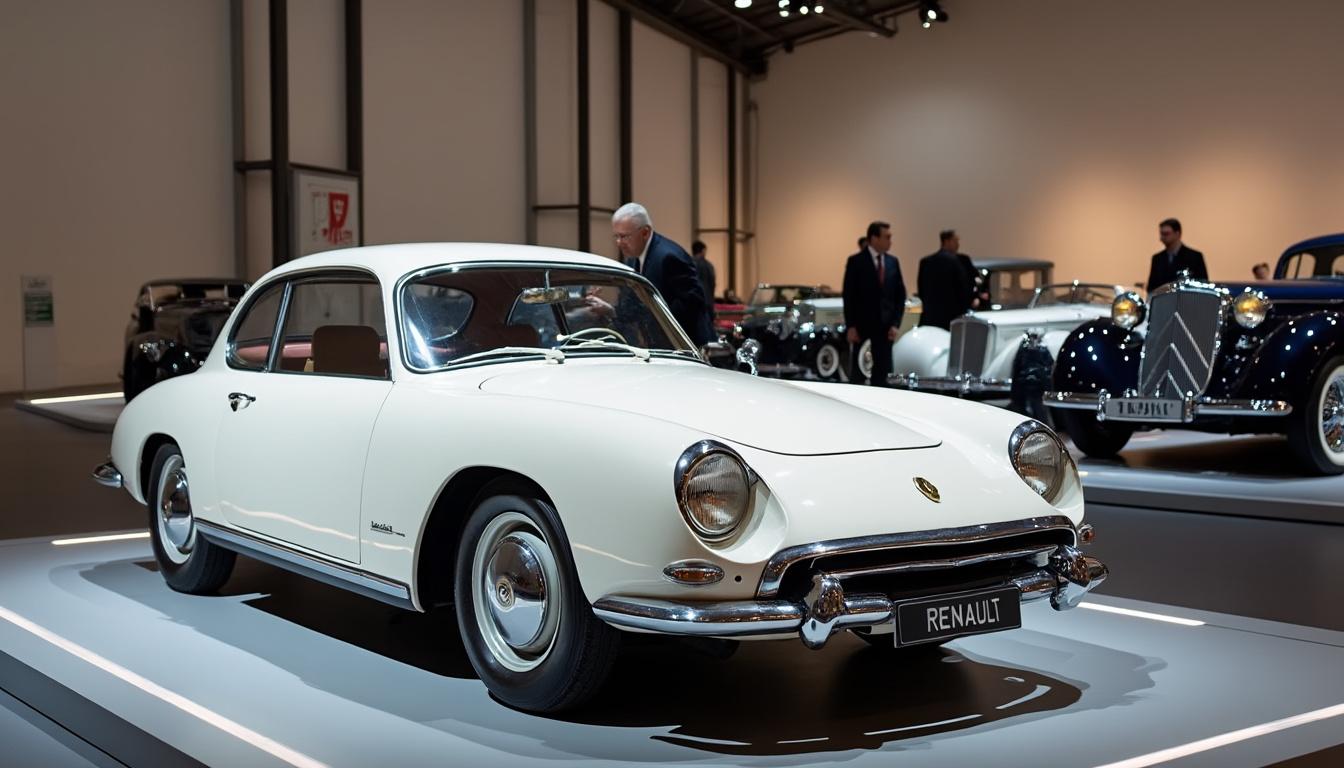 Renault dévoile son trésor : 100 voitures d'exception de sa collection historique mises aux enchères avec Artcurial 1 renault présente une vente aux enchères exceptionnelle avec artcurial : 100 voitures rares et emblématiques de sa collection historique, un trésor d'automobiles d'exception à ne pas manquer.