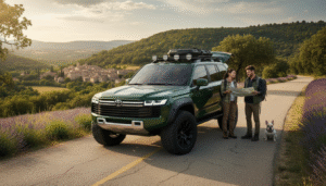 découvrez ce suv, un véritable condensé du land cruiser, qui capture parfaitement l’esprit tout-terrain et se révèle être le 4×4 idéal pour affronter les routes françaises avec robustesse et style.