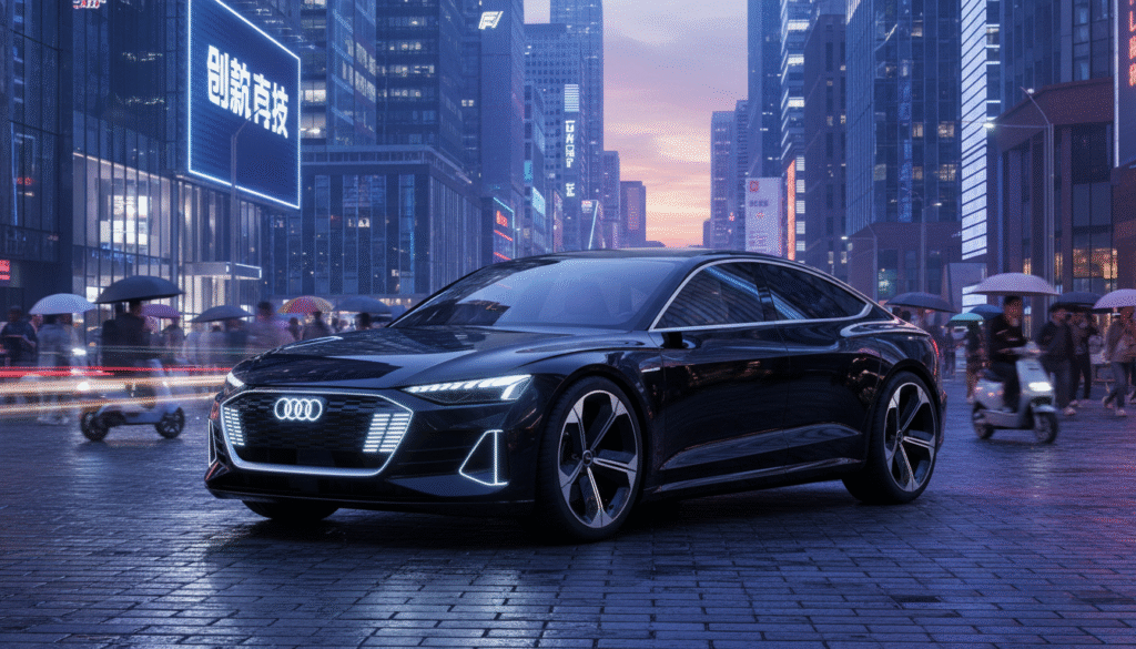 En Chine, l'Audi sacrée Voiture de l'année 2026 s'affiche à un prix équivalent à une A1 d'entrée de gamme en France : un contraste saisissant qui illustre le creusement des écarts 2 en chine, l'audi élue voiture de l'année 2026 est proposée à un prix similaire à celui d'une a1 d'entrée de gamme en france, révélant un contraste frappant et illustrant le creusement des écarts de marché entre les deux pays.