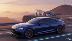 découvrez l'audi rs5 2026, un v6 hybride sportif pouvant parcourir jusqu'à 80 km en mode électrique. performances, design et prix dévoilés pour cette voiture innovante.