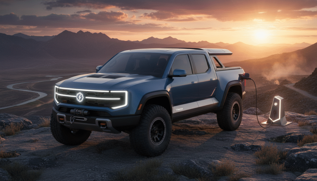 Découvrez le pick-up électrique de 237 ch débarquant en Europe avec la vignette ZÉRO et un prix qui révolutionne le marché face au Hilux 9 découvrez le nouveau pick-up électrique de 237 chevaux, disponible en europe avec la vignette zéro. profitez d'un prix révolutionnaire qui bouscule la concurrence face au hilux.