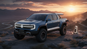 découvrez le nouveau pick-up électrique de 237 chevaux, disponible en europe avec la vignette zéro. profitez d'un prix révolutionnaire qui bouscule la concurrence face au hilux.