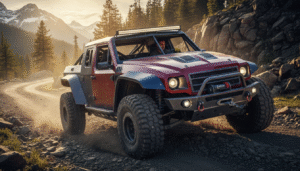 découvrez la puissance exceptionnelle de ce mastodonte tout-terrain surnommé « la locomotive du 4×4 », équipé d'un moteur diesel de près de 7 litres pour des performances inégalées.