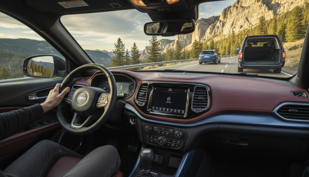 Un intérieur de Jeep qui séduit, mais un SUV compact décevant malgré un coffre agrandi 11 découvrez un intérieur de jeep séduisant offrant un confort remarquable, mais un suv compact qui déçoit malgré un coffre agrandi. analyse complète des points forts et des limites.