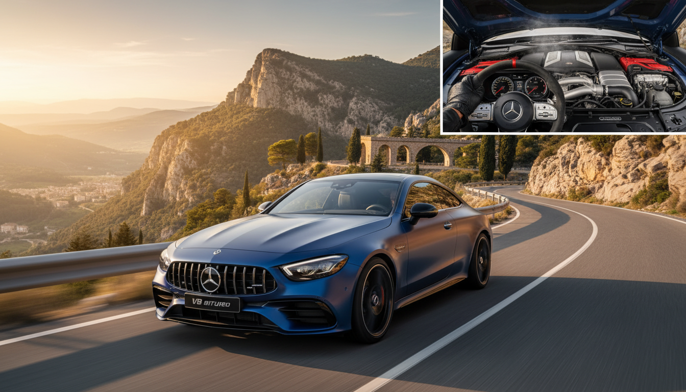 Alors que l'Europe se tourne vers l'électrique, Mercedes dévoile un puissant V8 de 650 ch sous le capot de la nouvelle CLE 63 1 découvrez la nouvelle mercedes cle 63 équipée d'un puissant v8 de 650 ch, un choix audacieux alors que l'europe mise sur l'électrique.