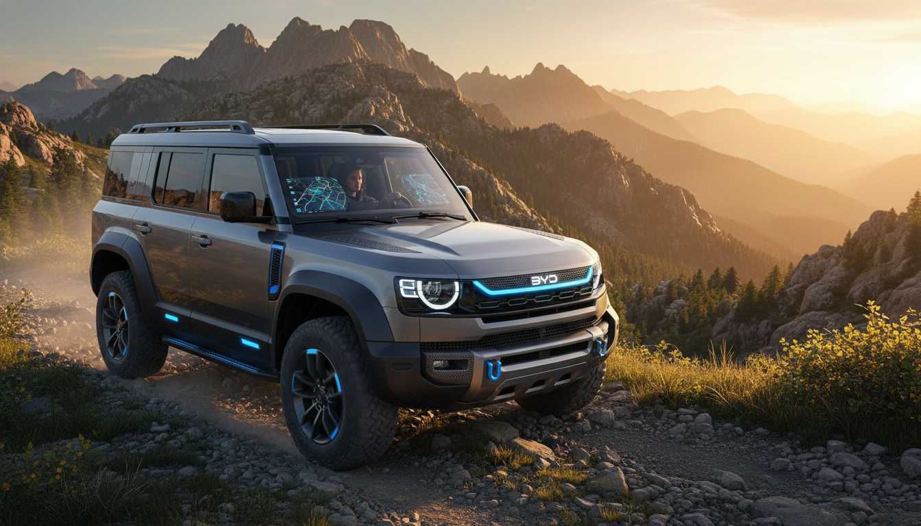 BYD présente un 4x4 Defender surpuissant de 1 500 kW intégrant sa technologie de pointe 1 découvrez le nouveau 4x4 defender byd, un véhicule surpuissant de 1 500 kw équipé de la technologie de pointe byd pour des performances inégalées.