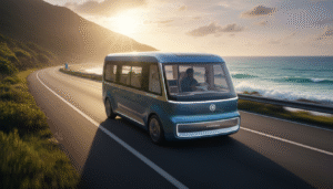découvrez le camping-car électrique sino-thaïlandais signé carryboy et farizon, une révolution pour la van life alliant luxe et confort inédits pour des aventures autonomes et écologiques.