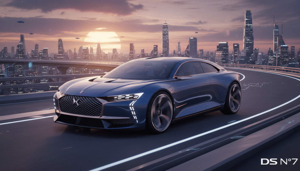 DS Automobiles présente la N°7 : le crossover compact qui incarne le futur de la marque 35 découvrez la ds n°7, le crossover compact de ds automobiles qui allie design innovant et technologies avancées pour incarner le futur de la marque.