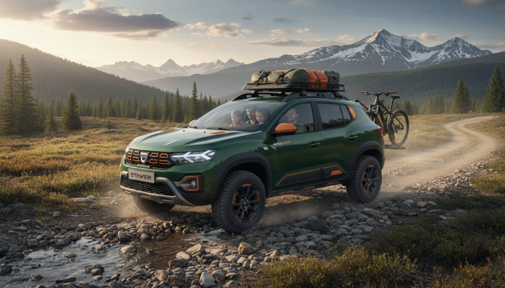 Dacia Striker 4x4 : le baroudeur hybride et abordable, doté d’un grand coffre et prêt pour l’aventure tout-terrain dès 25 000 € 3 découvrez la dacia striker 4x4, un baroudeur hybride abordable avec un grand coffre, idéal pour vos aventures tout-terrain à partir de 25 000 €.
