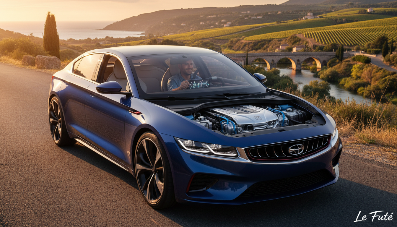 Geely dévoile un hybride avec moteur français spécialement conçu pour le marché hexagonal, lancement prévu en 2026 1 geely présente son nouveau véhicule hybride doté d'un moteur français, conçu spécialement pour le marché français, avec un lancement prévu en 2026.