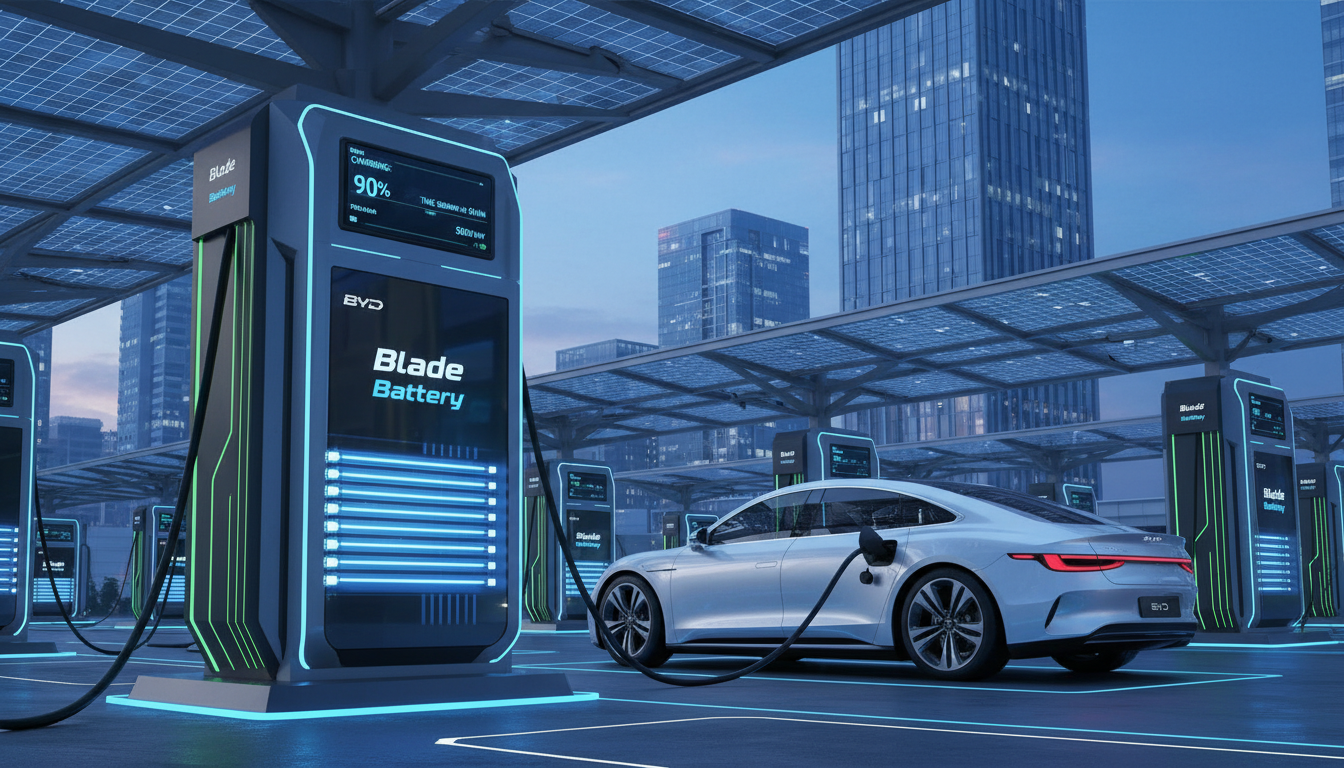 La batterie révolutionnaire de BYD se charge à 97% en seulement 9 minutes, une solution innovante face à la pénurie de carburants 1 découvrez la batterie révolutionnaire de byd, capable de se recharger à 97% en seulement 9 minutes, offrant une solution innovante pour lutter contre la pénurie de carburants.
