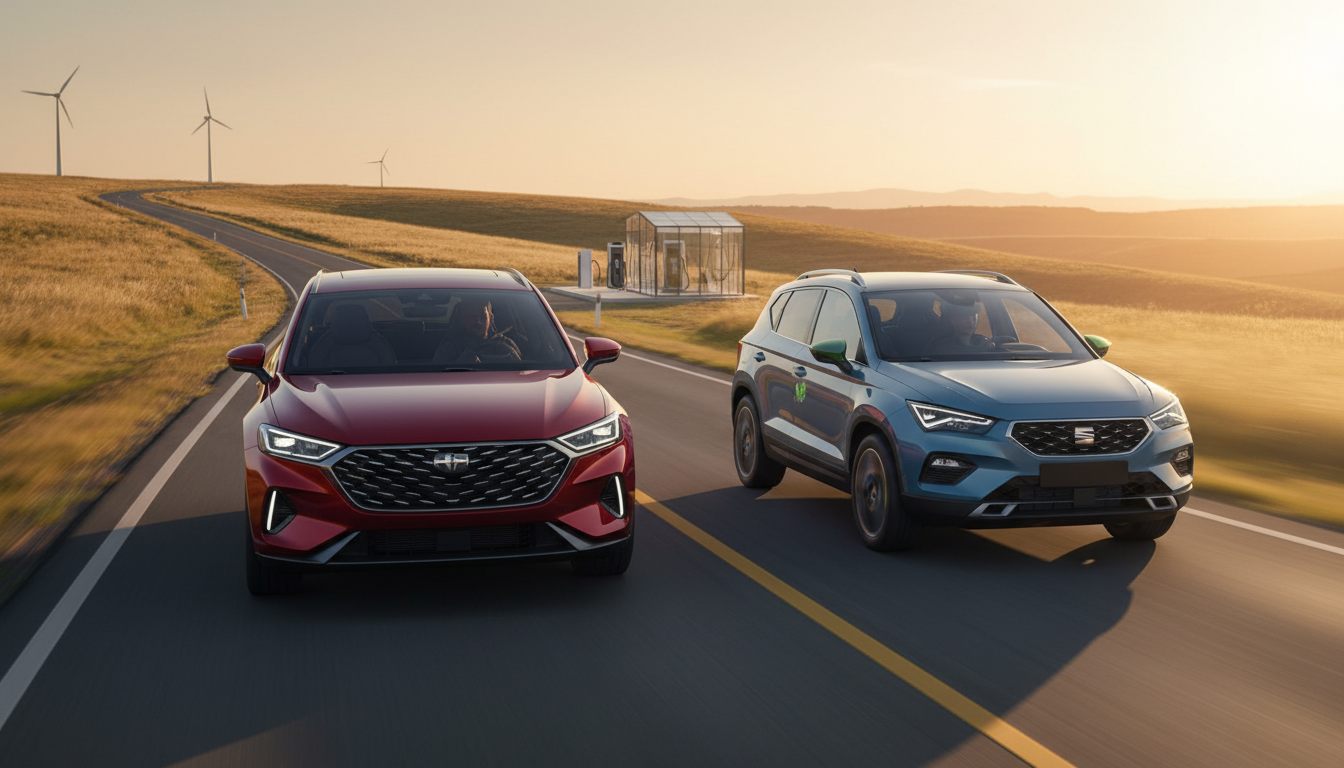 Les SUV chinois séduisent le marché, tandis que les Coréens ripostent avec un SUV compact à la taille de l’Ateca, éco-responsable et capable de parcourir 1 200 km 1 découvrez comment les suv chinois conquièrent le marché, tandis que les constructeurs coréens répondent avec un suv compact, comparable à l'ateca, alliant écologie et autonomie impressionnante de 1 200 km.