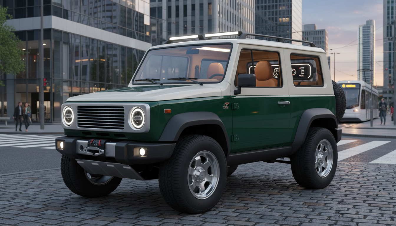 Mercedes développe un 4x4 accessible inspiré du Classe G, équipé de son moteur essence le plus innovant 1 mercedes lance un 4x4 accessible inspiré du légendaire classe g, doté de son moteur essence le plus innovant pour allier performance et modernité.