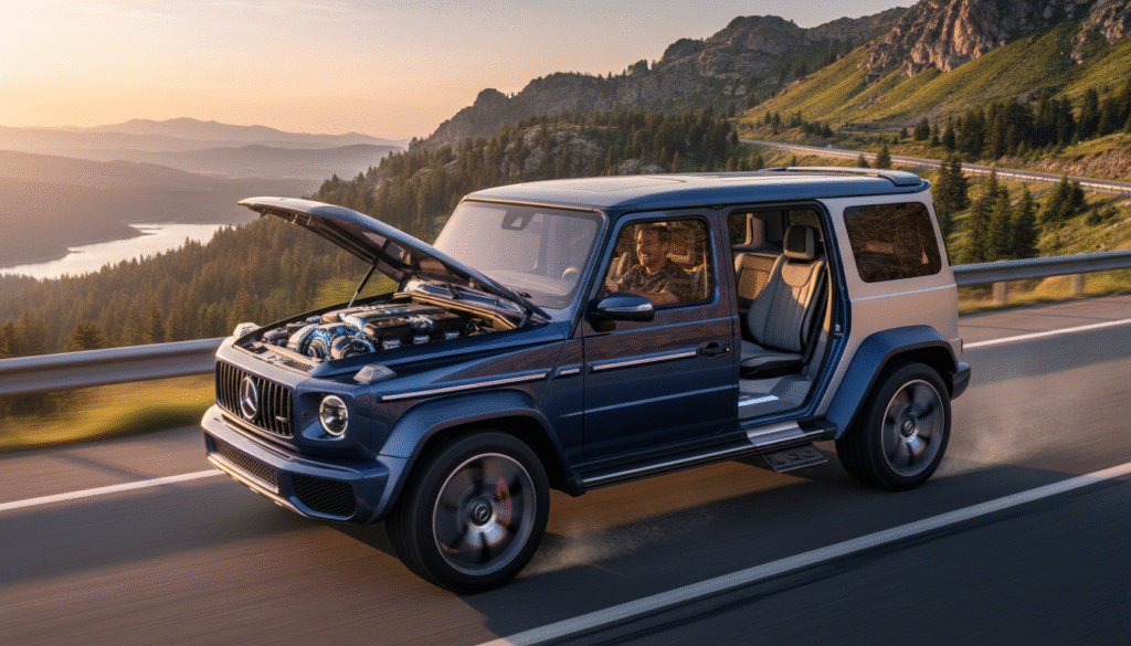 Mercedes développe un 4x4 accessible inspiré du Classe G, équipé de son moteur essence le plus innovant 61 mercedes lance un nouveau 4x4 abordable inspiré du légendaire classe g, équipé de son moteur essence le plus innovant pour allier puissance et modernité.