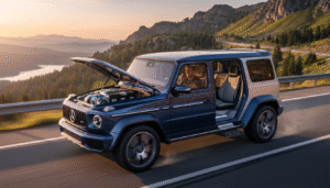 mercedes lance un nouveau 4x4 abordable inspiré du légendaire classe g, équipé de son moteur essence le plus innovant pour allier puissance et modernité.