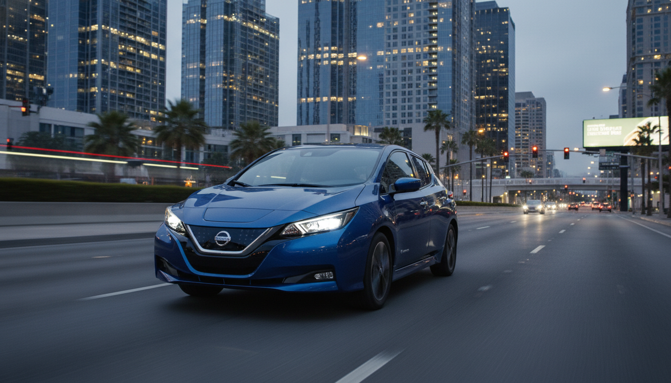 Nouvelle Nissan LEAF : une citadine électrique au design élancé avec une autonomie record de 622 km 1 découvrez la nouvelle nissan leaf, une citadine électrique au design élancé offrant une autonomie exceptionnelle de 622 km pour des trajets plus longs et zéro émission.