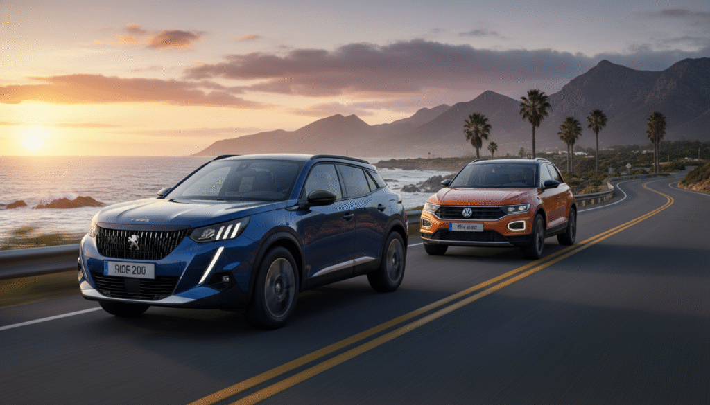 Peugeot 2008 vs VW T-Roc : Le duel surprenant du meilleur SUV compact pour la vie de tous les jours 4 découvrez le comparatif inédit entre la peugeot 2008 et le vw t-roc, deux suv compacts idéaux pour la vie quotidienne. analyse des performances, du design et du confort pour choisir le meilleur compagnon urbain.